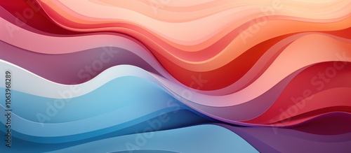 Abstract wavy pattern in vibrant colors, creating a dynamic and fluid visual effect.