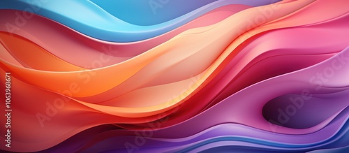 A vibrant abstract wave design showcasing flowing colors and gradients.