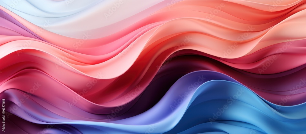 A vibrant wave of flowing colors in shades of pink, blue, and purple. A vibrant wave of flowing colors in shades of pink, blue, and purple.