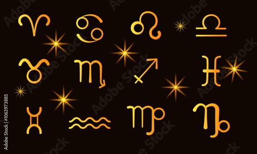 Zodiac signs for horoscope and prediction