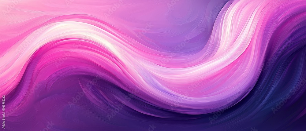 A pink and purple abstract backdrop featuring undulating wave-like lines A pink and purple abstract backdrop featuring undulating wave-like lines