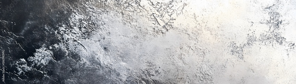 Obraz premium Abstract Gray and White Cracked Wall Texture