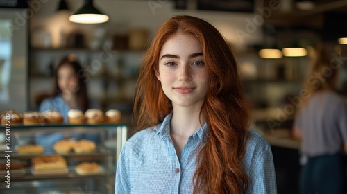 The Young Woman in Bakery