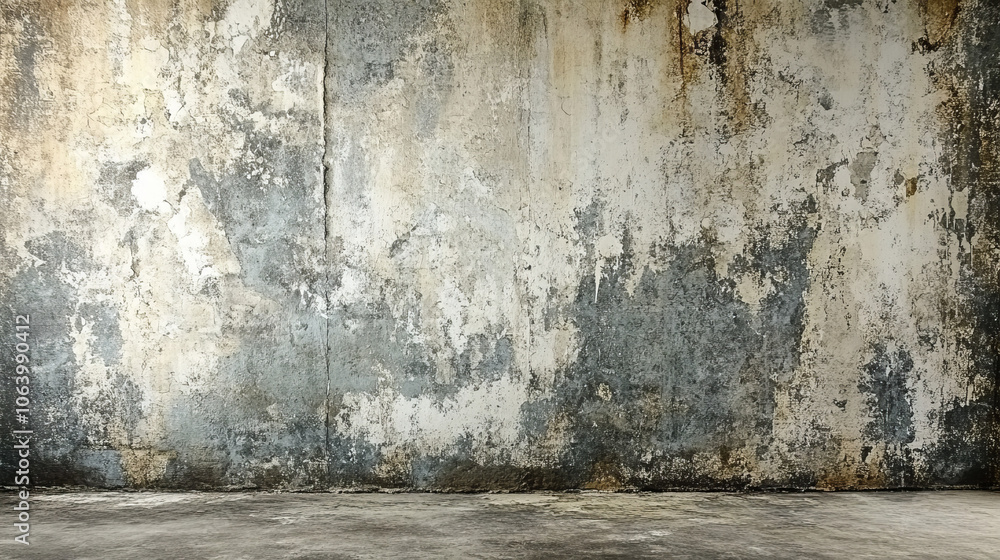 Fototapeta premium Grungy Concrete Wall Room Background Texture