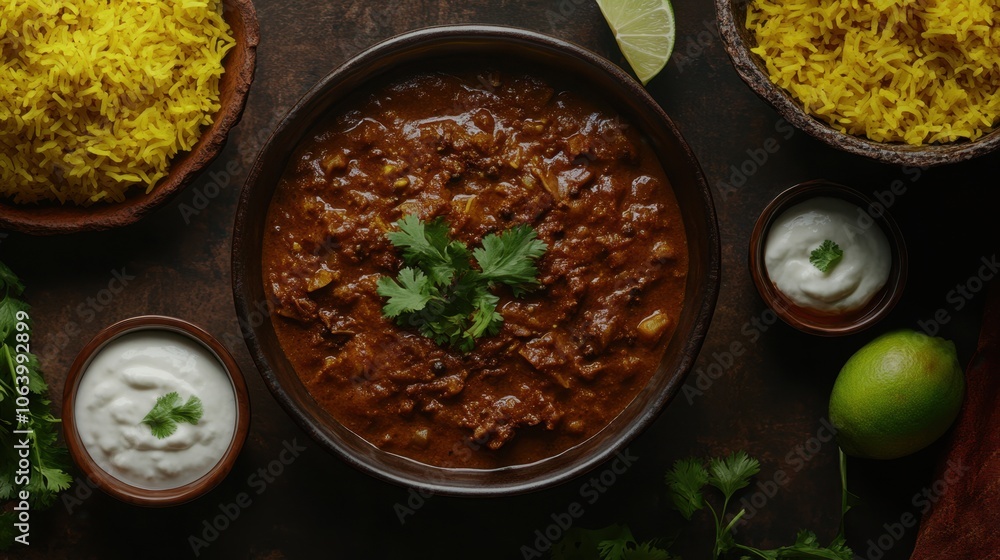 The Curry Dish with Rice The Curry Dish with Rice