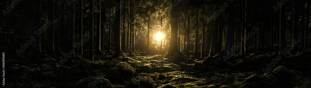 A serene forest bathed in soft light, showcasing the beauty of nature and tranquility in an enchanting woodland setting. A serene forest bathed in soft light, showcasing the beauty of nature and tranquility in an enchanting woodland setting.