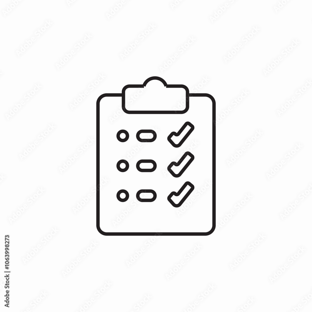 check list clipboard icon sign vector check list clipboard icon sign vector