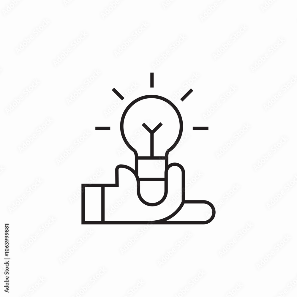 idea offer icon sign vector