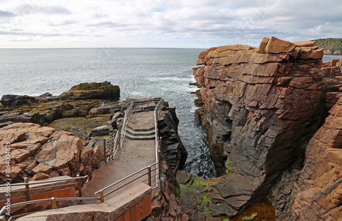 Obraz na płótnie View at Thunder Hole - Acadia National Park, Maine w salonie