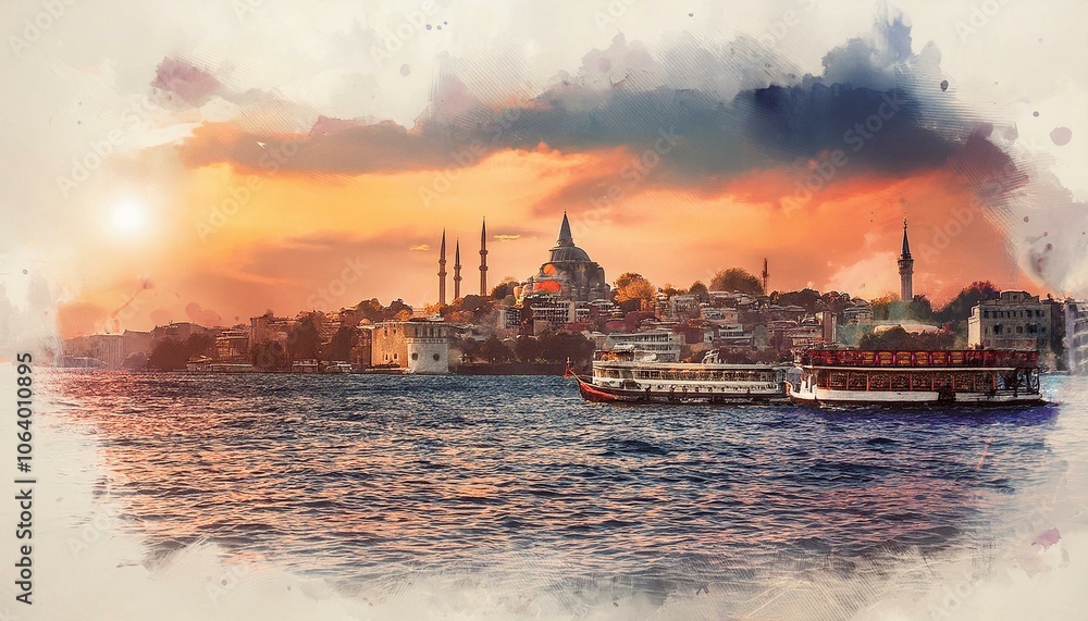 Naklejka premium istanbul