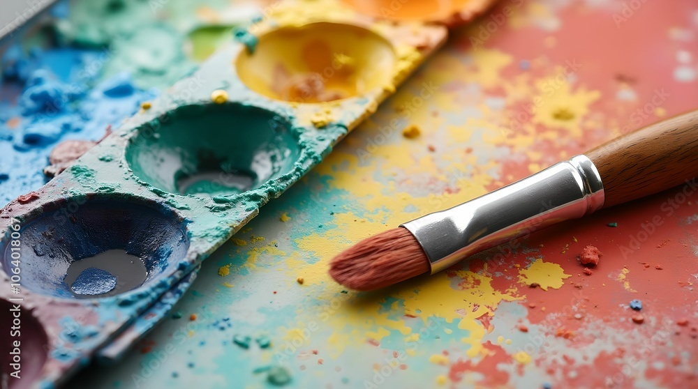 Obraz premium Brush and palette