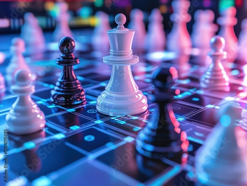 Planning a successful business strategy with modern technology