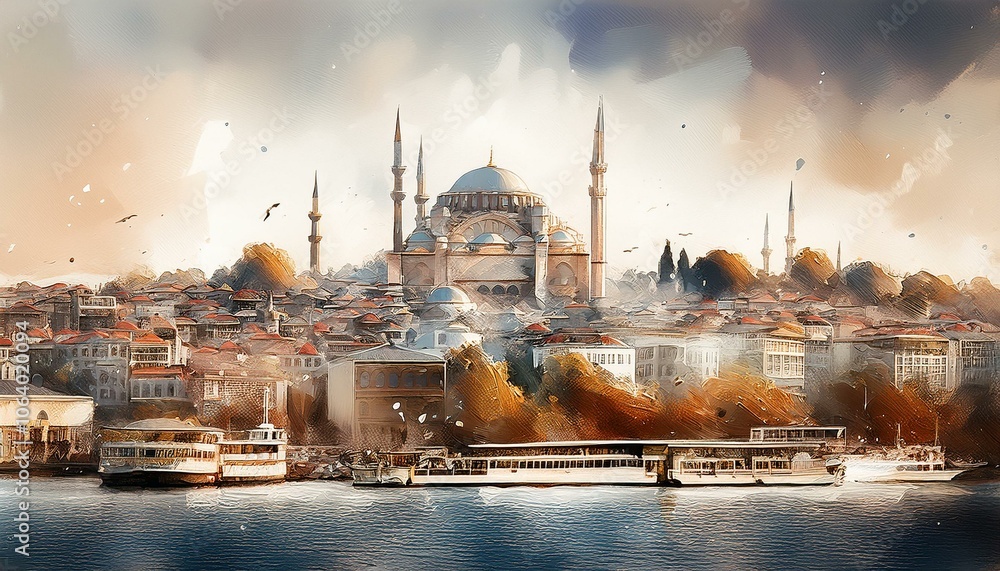 Naklejka premium istanbul