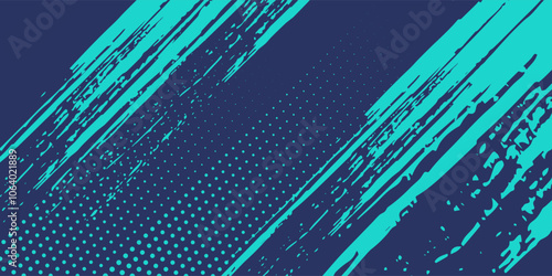 Minimal Abstract Blue Cyan Frame Grunge Sport Design In Dark Background modern grunge background