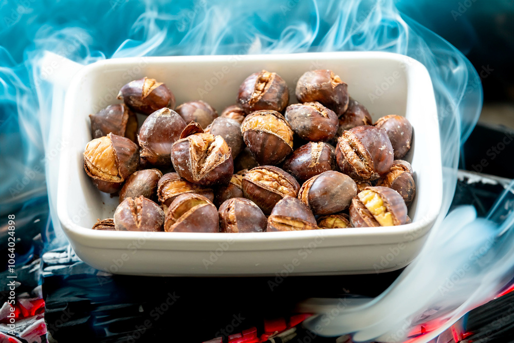 Traditional Traditional Portuguese Christmas roasted chestnuts Christmas roasted chestnuts Traditional Traditional Portuguese Christmas roasted chestnuts Christmas roasted chestnuts