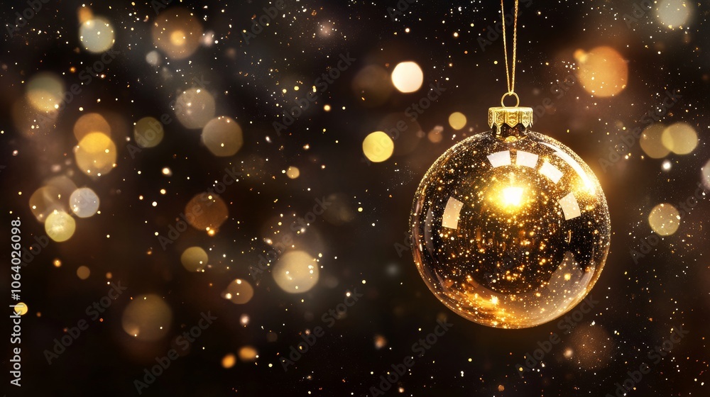 A glowing golden orb, suspended in mid-air against a dark backdrop, with subtle sparkles enhancing its magical quality A glowing golden orb, suspended in mid-air against a dark backdrop, with subtle sparkles enhancing its magical quality
