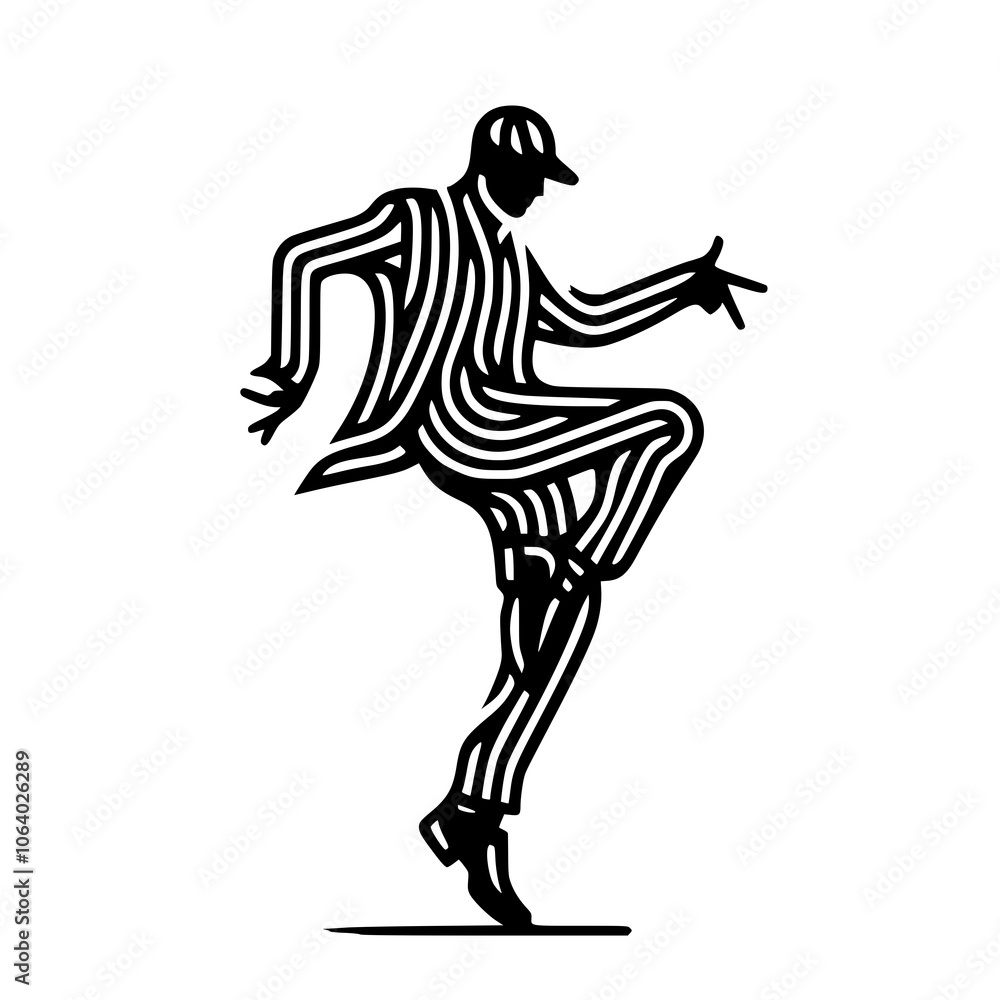 Black and White Vector Silhouettes of Dancers in Aesthetic and Dynamic Poses – Minimalist Art for Motion and Expression Black and White Vector Silhouettes of Dancers in Aesthetic and Dynamic Poses – Minimalist Art for Motion and Expression