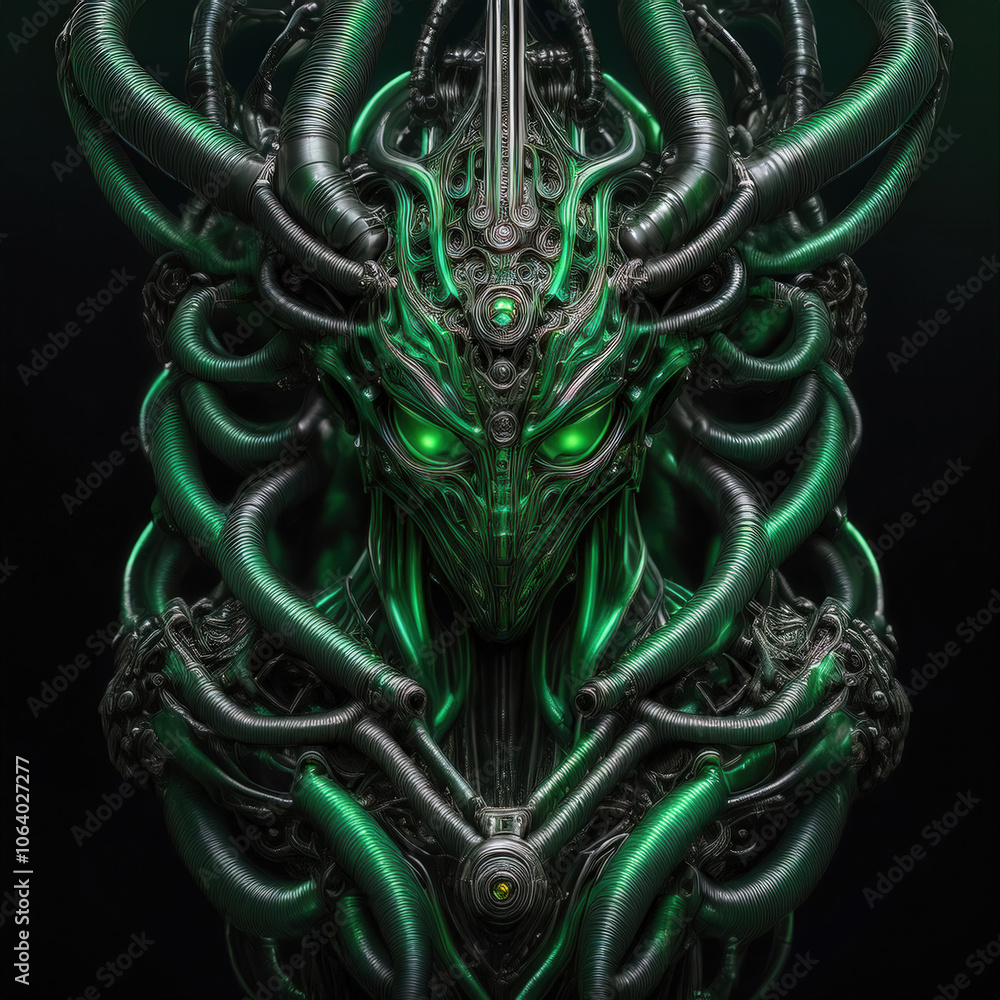Fototapeta premium Bio Mech Alien Design