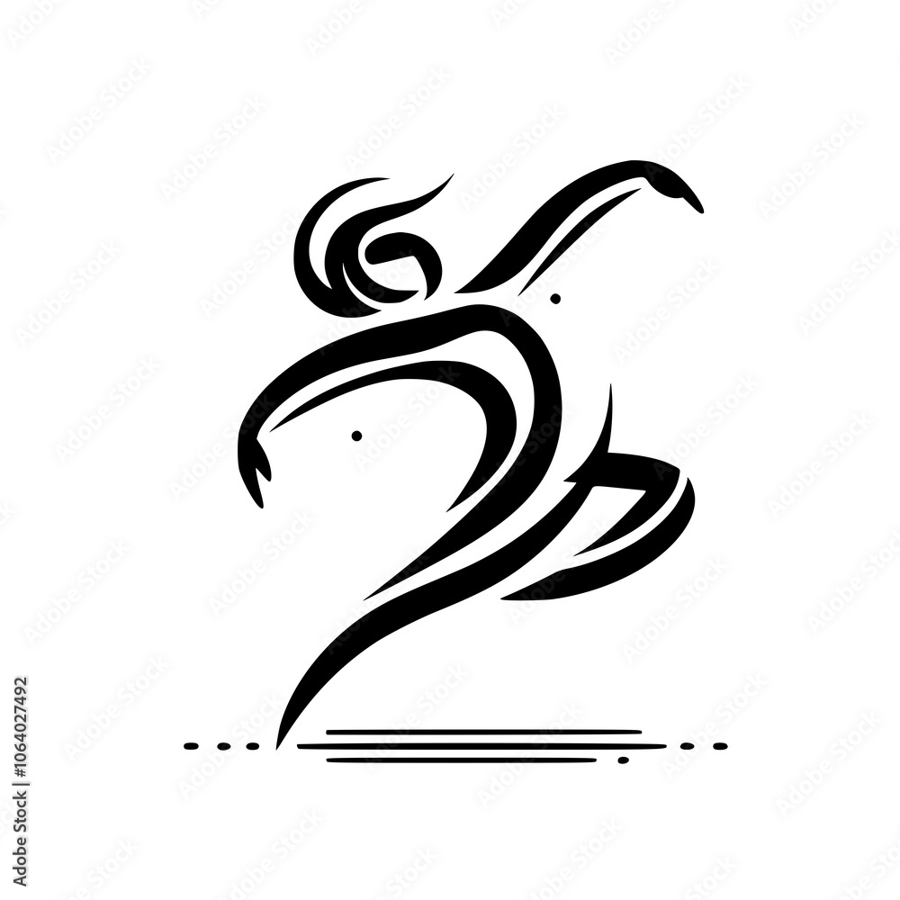 Black and White Vector Silhouettes of Dancers in Aesthetic and Dynamic Poses – Minimalist Art for Motion and Expression Black and White Vector Silhouettes of Dancers in Aesthetic and Dynamic Poses – Minimalist Art for Motion and Expression
