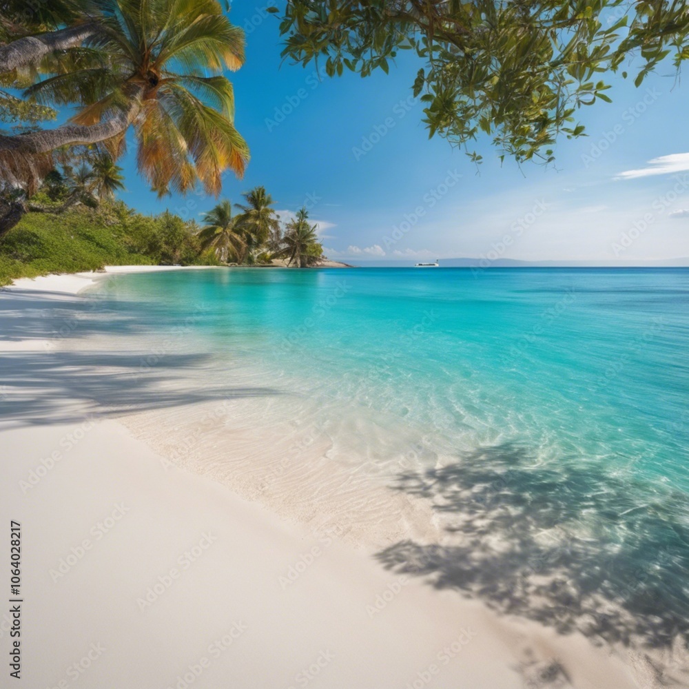 The sun, sand, and sea: paradise on earth. The sun, sand, and sea: paradise on earth.