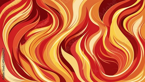 Abstract flame background. Generative Ai.