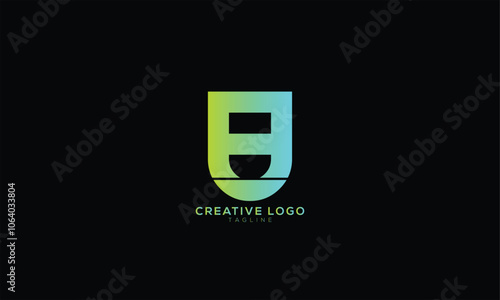 Free Download AU UA Abstract initial monogram letter alphabet logo design - GFXLoad