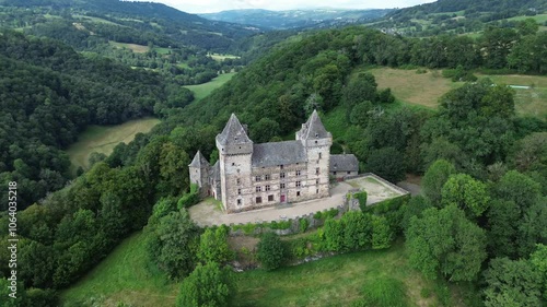 Wallpaper Mural drone video Messilhac castle France europe Torontodigital.ca