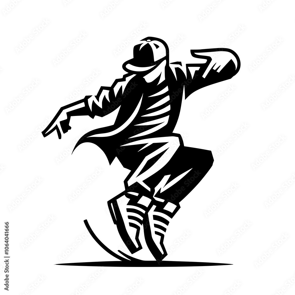 Black and White Vector Silhouettes of Dancers in Aesthetic and Dynamic Poses – Minimalist Art for Motion and Expression Black and White Vector Silhouettes of Dancers in Aesthetic and Dynamic Poses – Minimalist Art for Motion and Expression