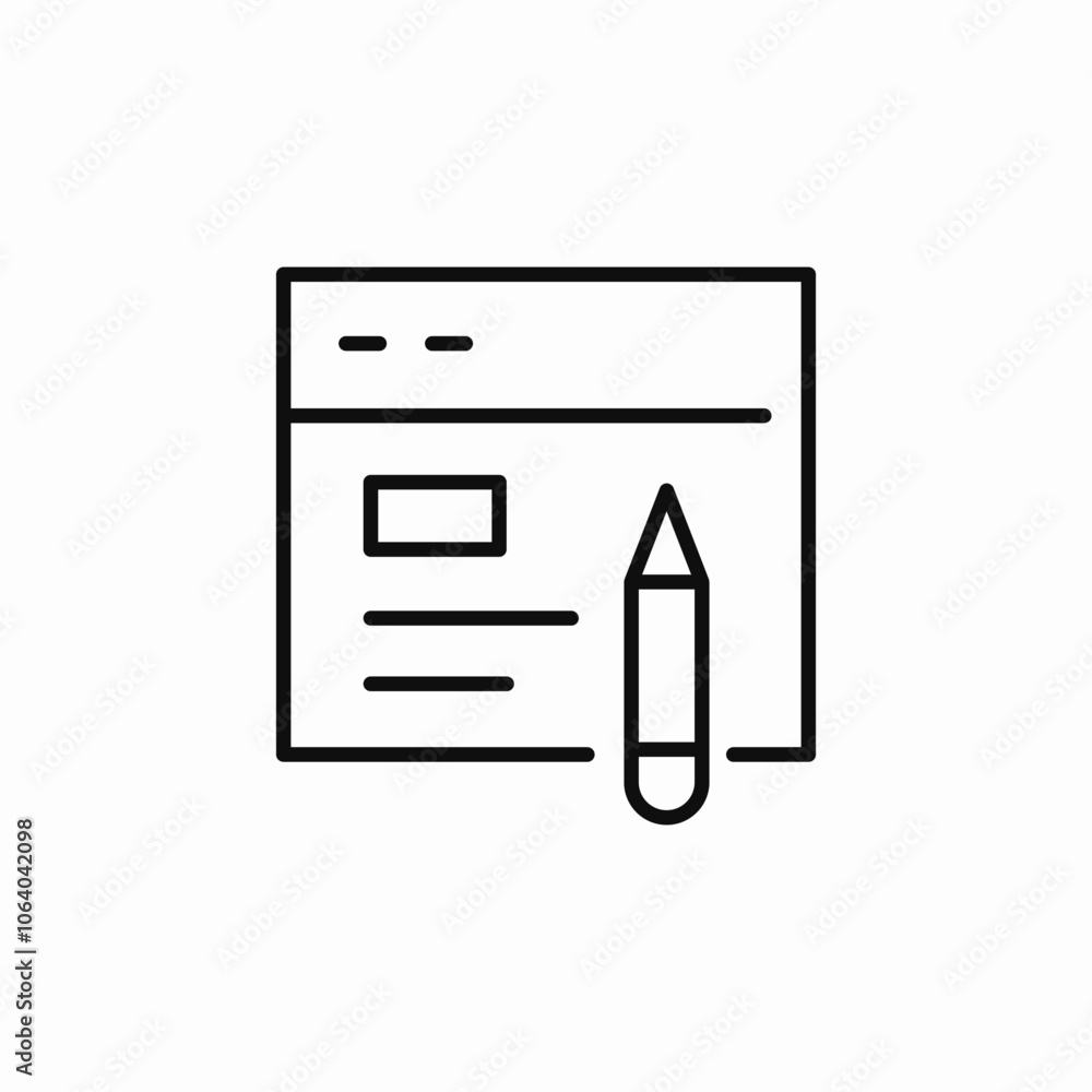 website design icon sign vector website design icon sign vector