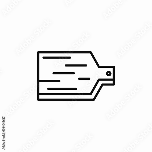 chopping desk icon sign vector