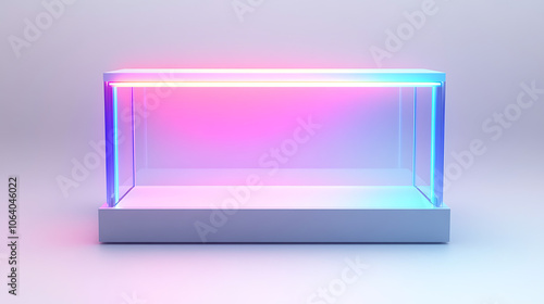 Wallpaper Mural square shape 3D light box Torontodigital.ca