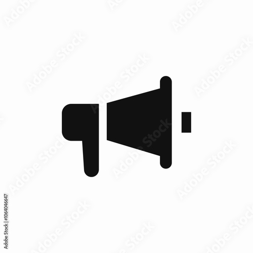 megaphone marketing icon sign vector