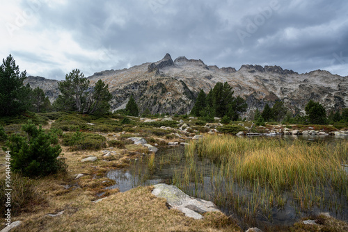 Pic de Néouvielle, a 3091m high peak in the French Pyrenees in the Néouvielle massif.