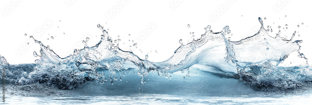 Serene ocean scene with large body of deep blue water. Small waves gently ripple surface. Light gray sky provides contrast to dark blue water. Low angle view looks up at vast ocean expanse. Isolated. Serene ocean scene with large body of deep blue water. Small waves gently ripple surface. Light gray sky provides contrast to dark blue water. Low angle view looks up at vast ocean expanse. Isolated.