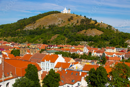 Svaty Kopecek, Holly Hill with White Chapel (St. Sebastian Chapel) in Mikulov, Czech Republic
 photo