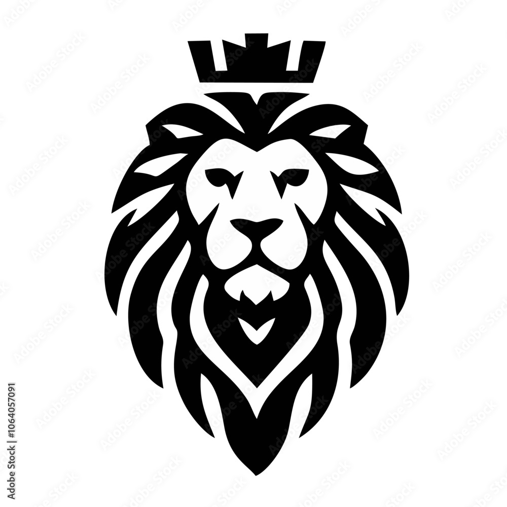 Obraz premium lion head with wings