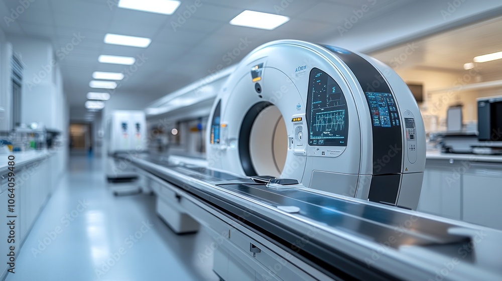 CT Scanner in a Modern Medical Facility CT Scanner in a Modern Medical Facility