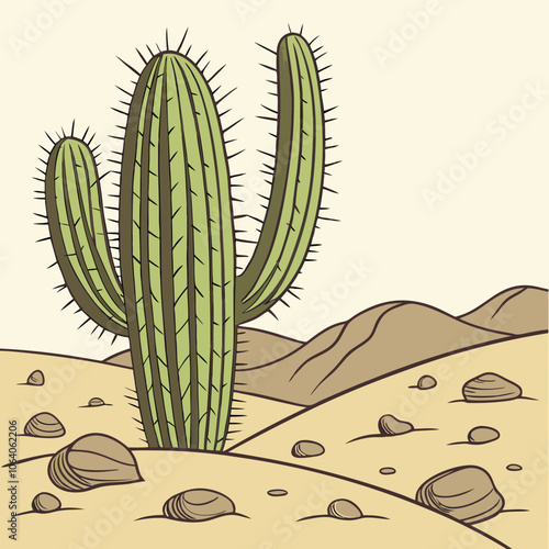 cactus in desert