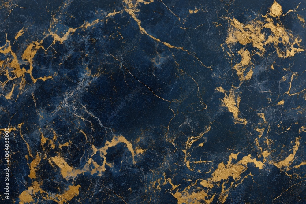 Dark blue marble texture with luxurious gold accents and organic veining. A refined and dramatic design, ideal for sophisticated backgrounds and upscale decor Dark blue marble texture with luxurious gold accents and organic veining. A refined and dramatic design, ideal for sophisticated backgrounds and upscale decor