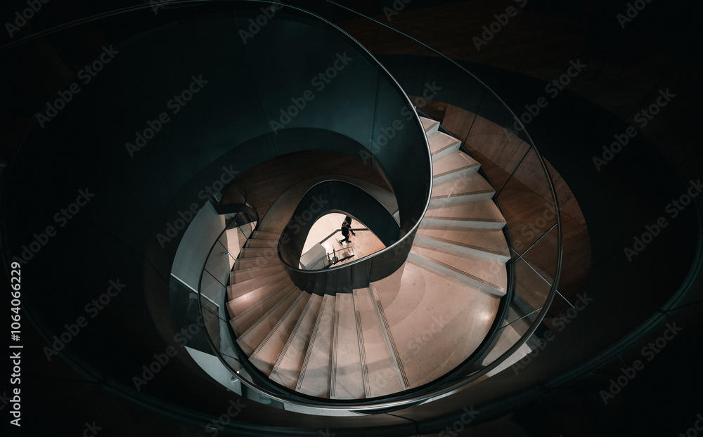 Fototapeta premium spiral staircase