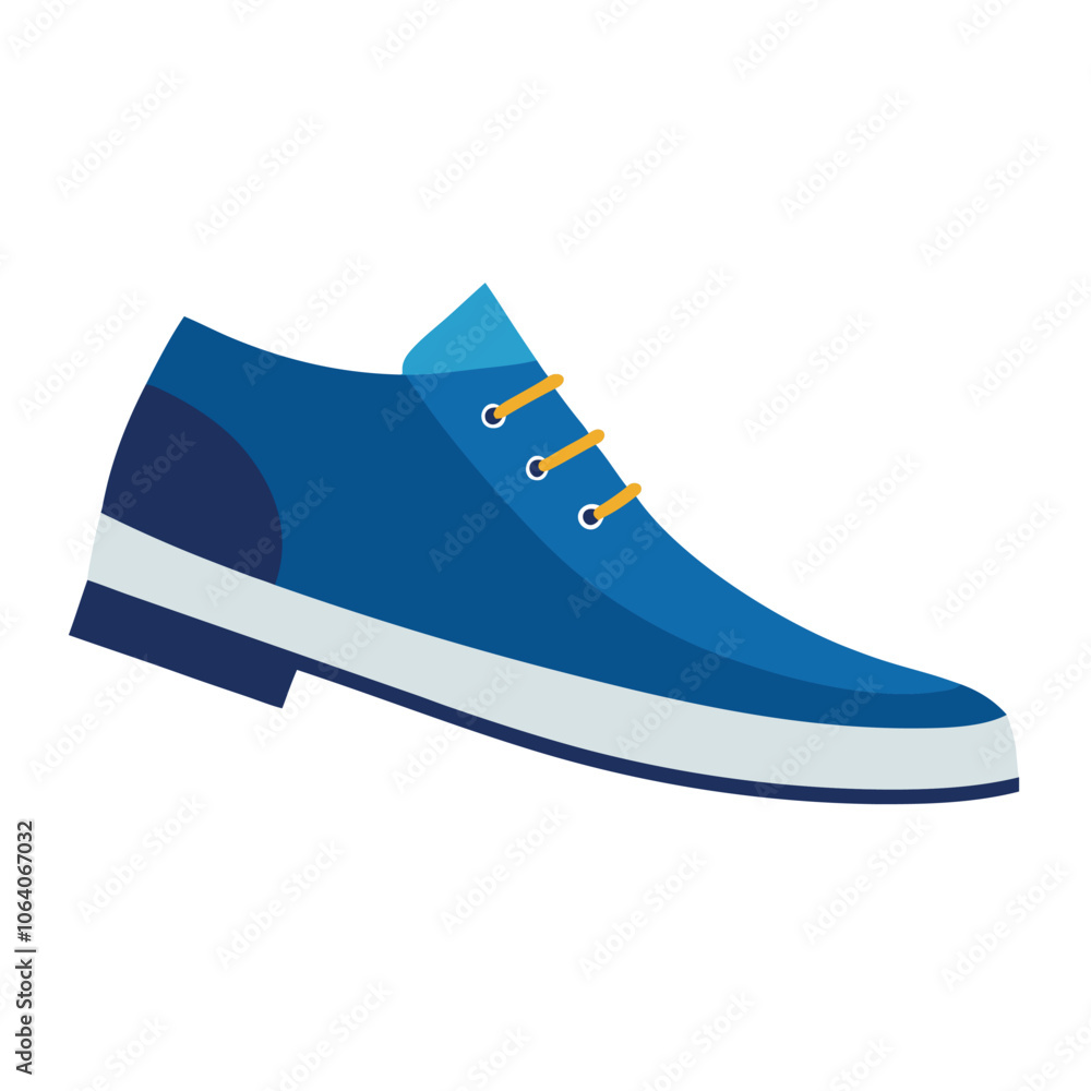 jeans shoes vector art illustration isolated white background