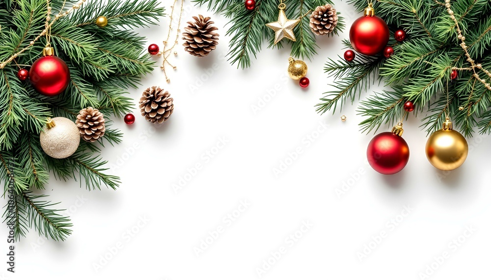 Christmas wreath with glowing Christmas lights. Christmas tree decoration. Holiday fir tree garland. Christmas wreath with glowing Christmas lights. Christmas tree decoration. Holiday fir tree garland.