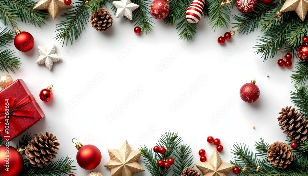 Christmas wreath with glowing Christmas lights. Christmas tree decoration. Holiday fir tree garland. Christmas wreath with glowing Christmas lights. Christmas tree decoration. Holiday fir tree garland.