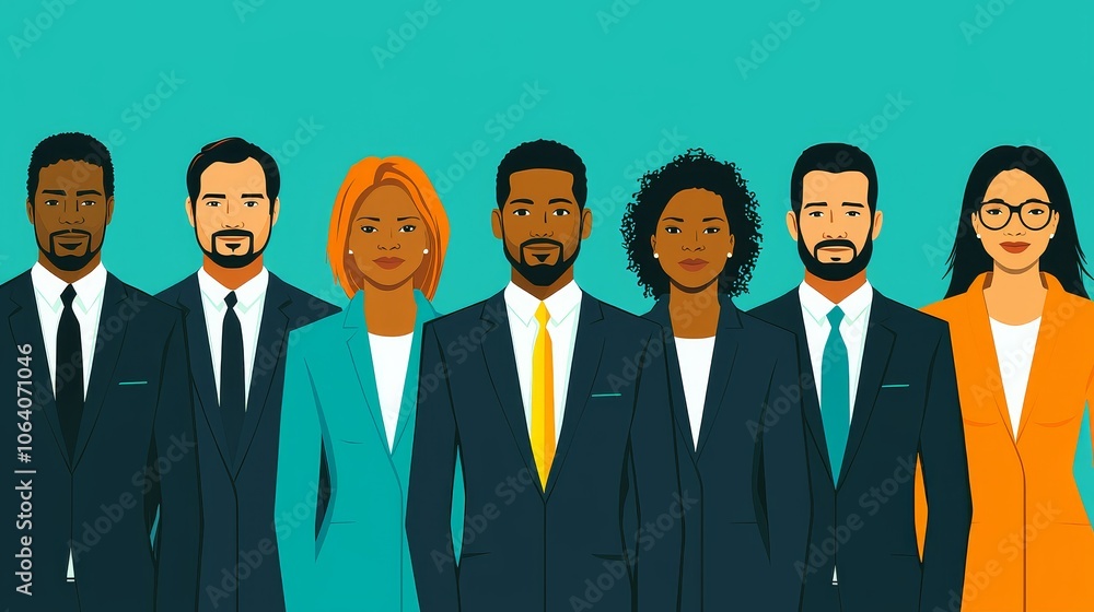 Diverse professionals collaborate in modern business environment to drive innovation and success Diverse professionals collaborate in modern business environment to drive innovation and success