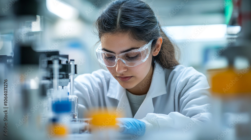 Scientist focused on medical device research Scientist focused on medical device research