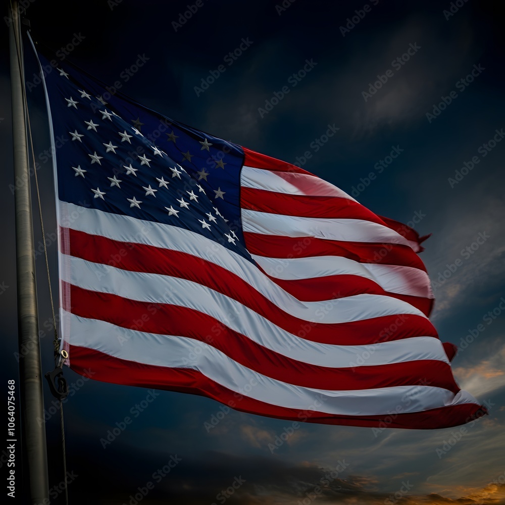Fototapeta premium American flag