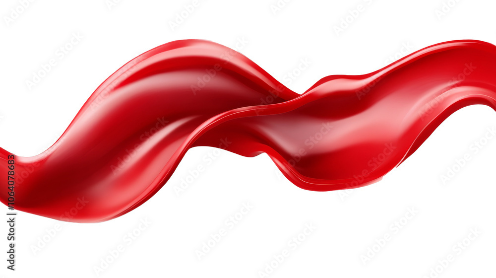 Red Curved Arrow Pointing Right Icon Isolated on Transparent Background Red Curved Arrow Pointing Right Icon Isolated on Transparent Background