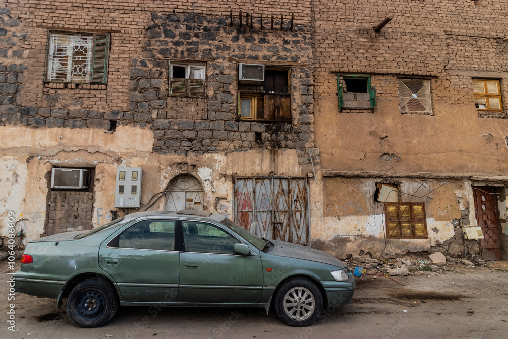 Fototapeta premium Al Mughaisilah neighborhood of Medina, Saudi Arabia