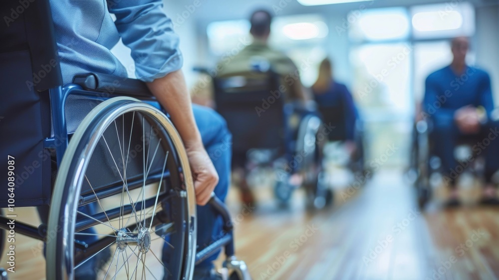 Inclusive community gathering in wheelchairs: embracing accessibility and empowerment