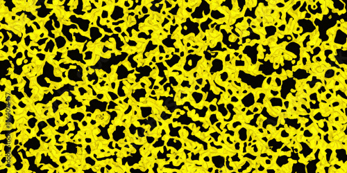 Vibrant yellow abstract pattern with organic textures